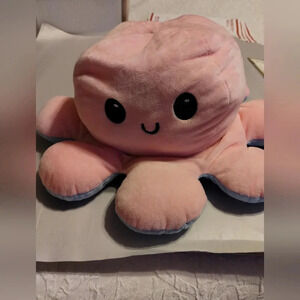 The Reversible Octopus Plush TeeTurtle’s Stuffed Animal Pink Light Blue large